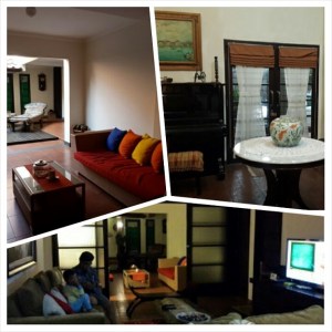 sebagian dari sisi ruang tamu rumah Dangdos